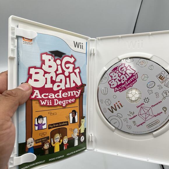 Big Brain Academy: Wii Degree (Nintendo Wii, 2007) - Complete w/ Manual - Tested - Picture 5 of 6